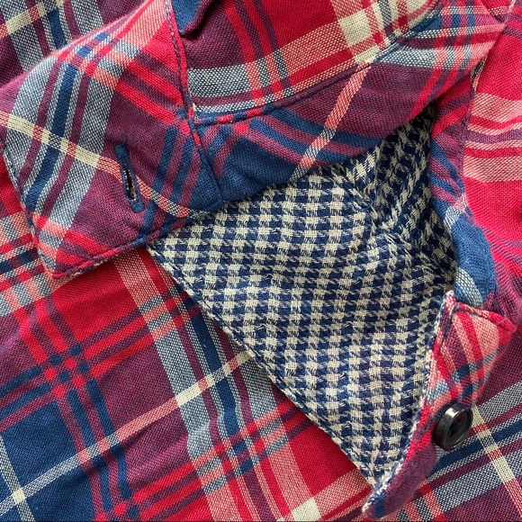 Rails, Plaid + Houndstooth Print Button-Down Shirt - Picture 3 of 4